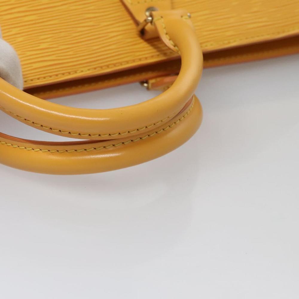 LOUIS VUITTON Epi Sac Triangle Hand Bag Yellow M52099 LV Auth fm4324 - Picture 7 of 16